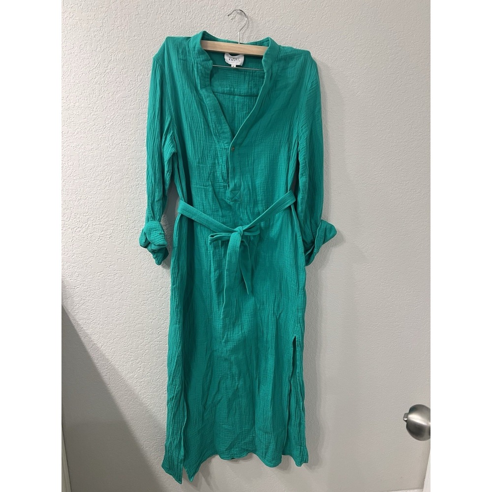 bird and knoll‎ Frieda Cotton Gauze Shirtdress
